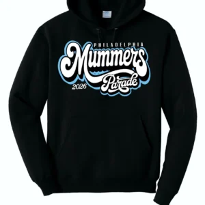 2026 Mummers Parade Hoodie (Black)